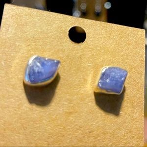 Tanzinite stud earrings